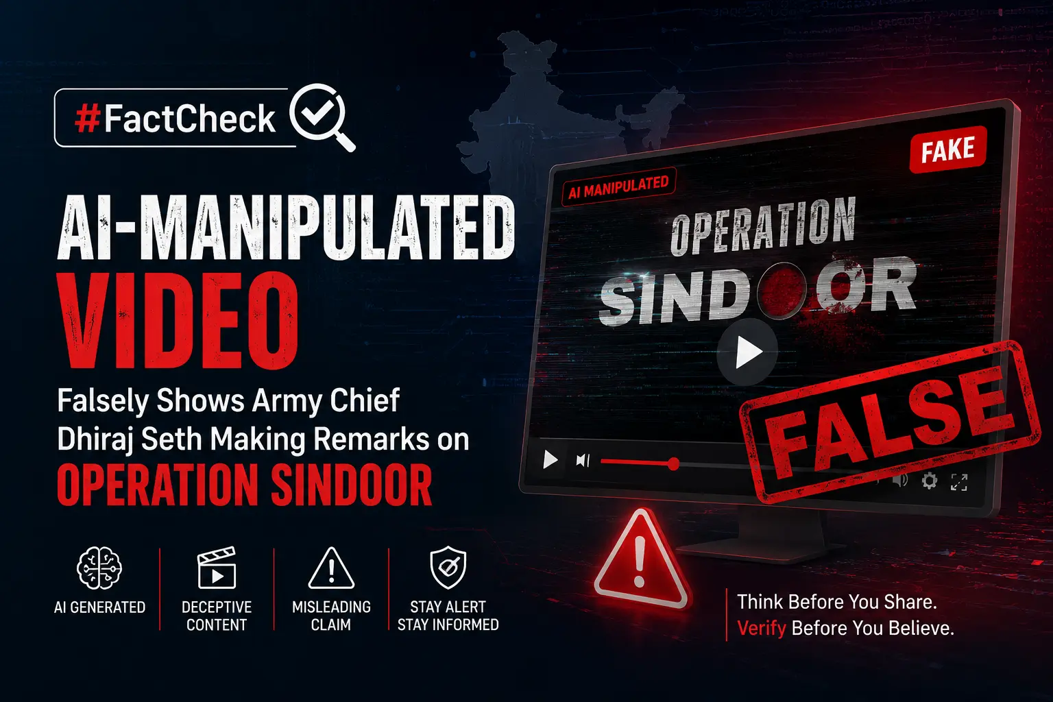 #FactCheck-AI-Manipulated Video Falsely Shows Army Chief Dhiraj Seth Making Remarks on Operation Sindoor