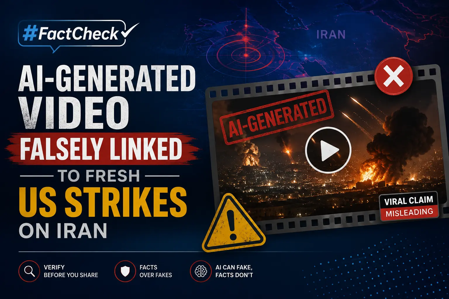 #FactCheck-AI-Generated Video Falsely Linked to Fresh US Strikes on Iran