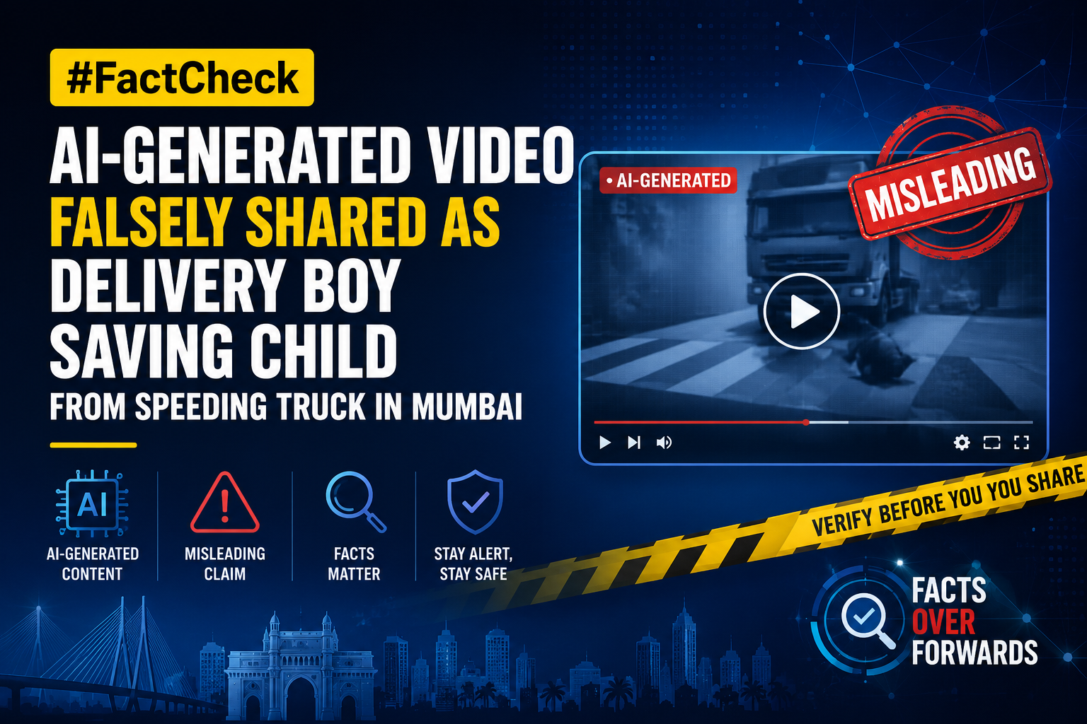 #FactCheck-AI-Generated Video Falsely Shared as Delivery Boy Saving Child From Speeding Truck in Mumbai