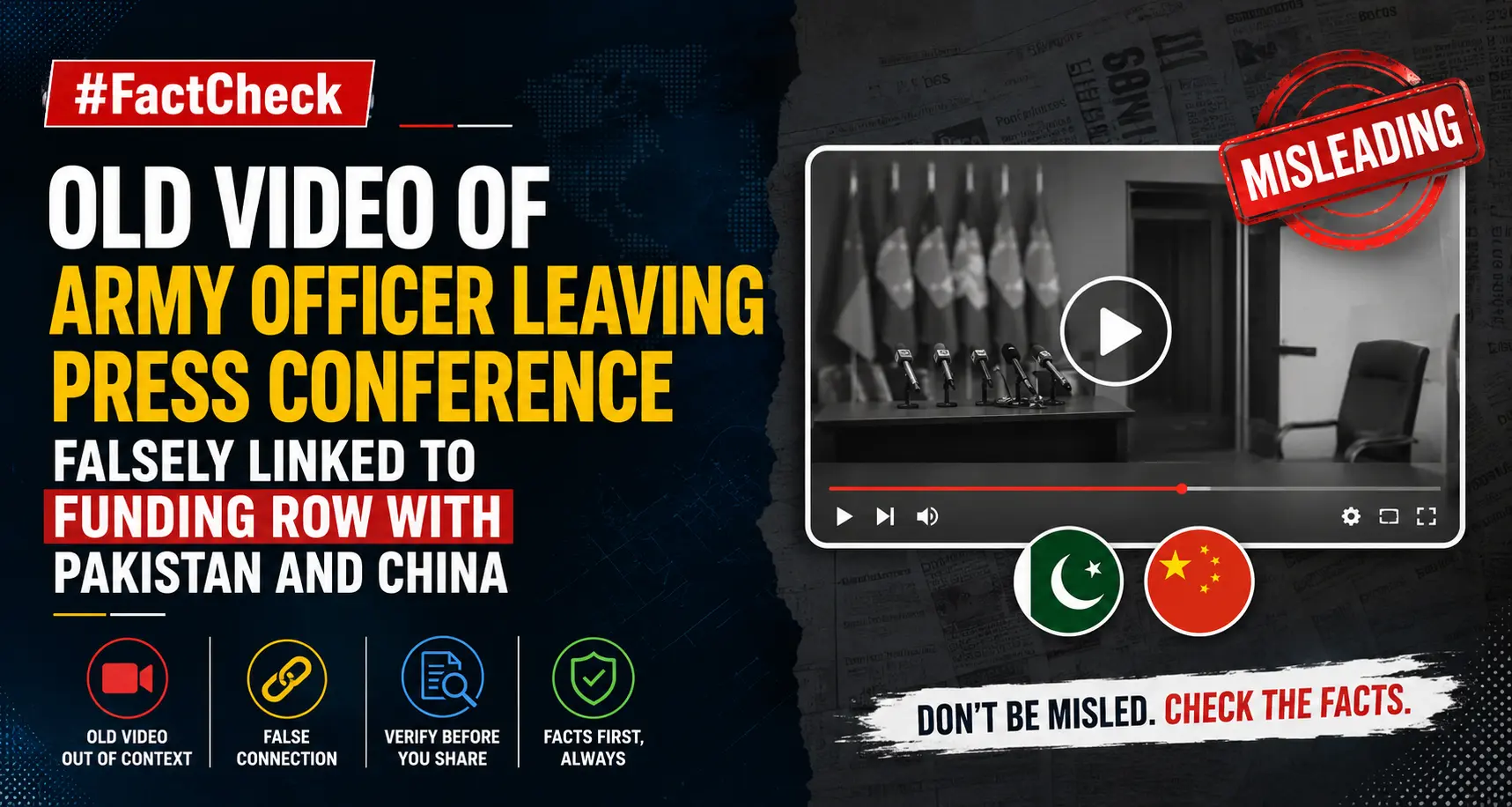 #FactCheck-Old Video of Army Officer Leaving Press Conference Falsely Linked to Funding Row With Pakistan and China