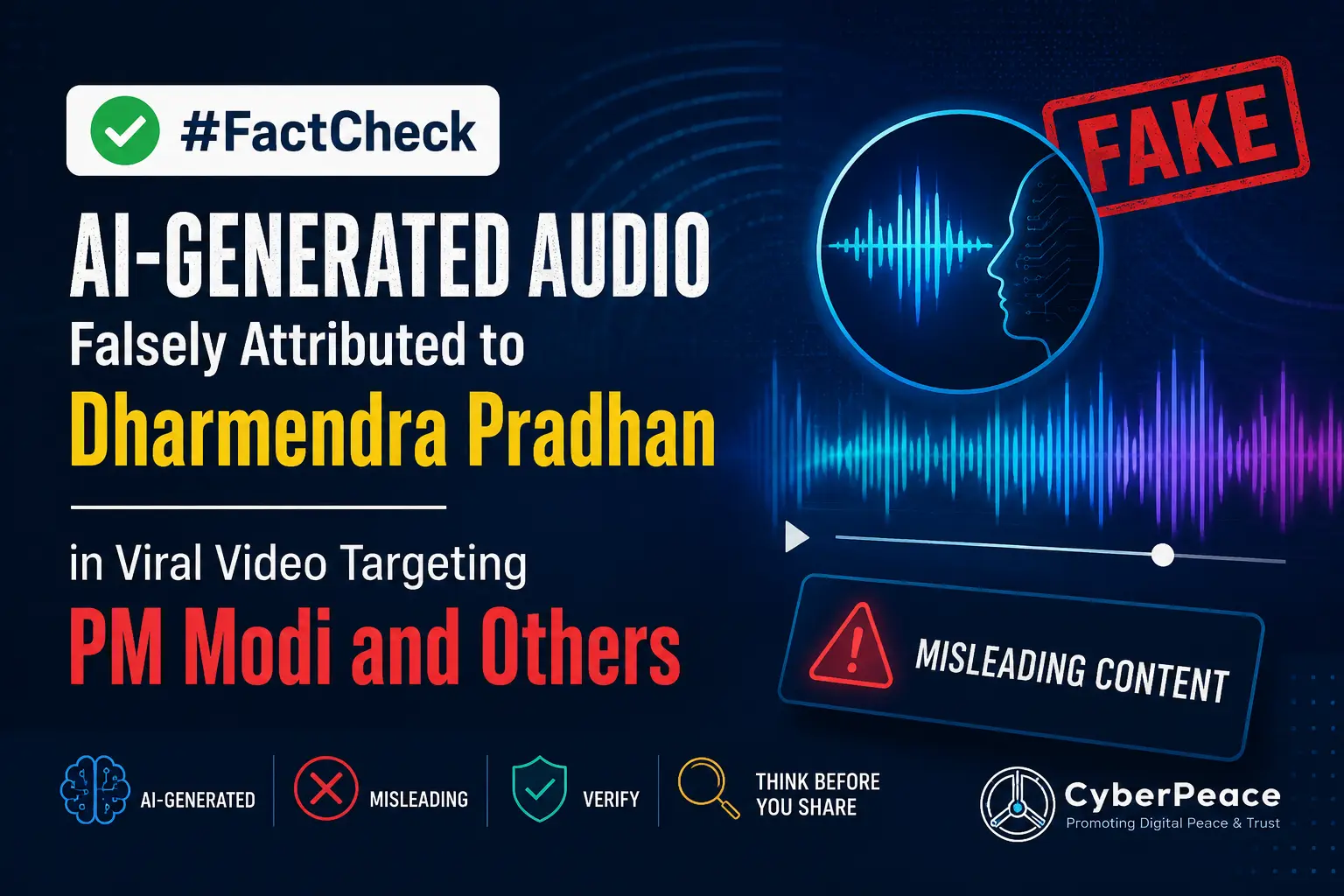 #FactCheck-AI-Generated Audio Falsely Attributed to Dharmendra Pradhan in Viral Video Targeting PM Modi and Others