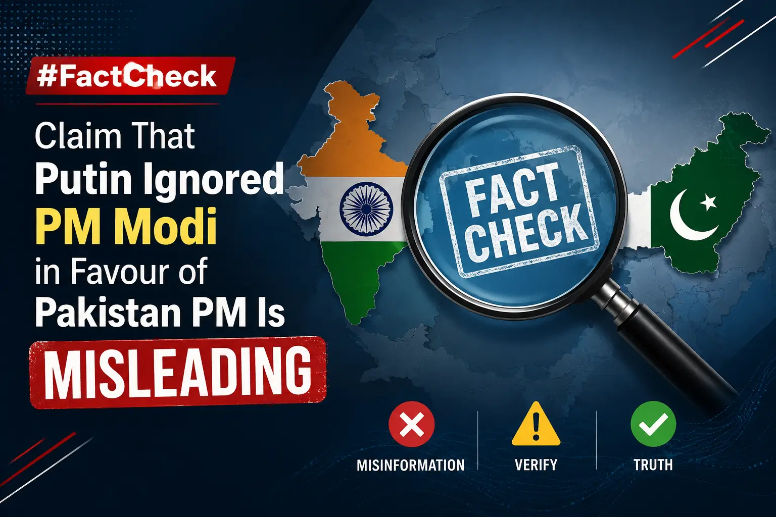 #FactCheck-Claim That Putin Ignored PM Modi in Favour of Pakistan PM Is Misleading