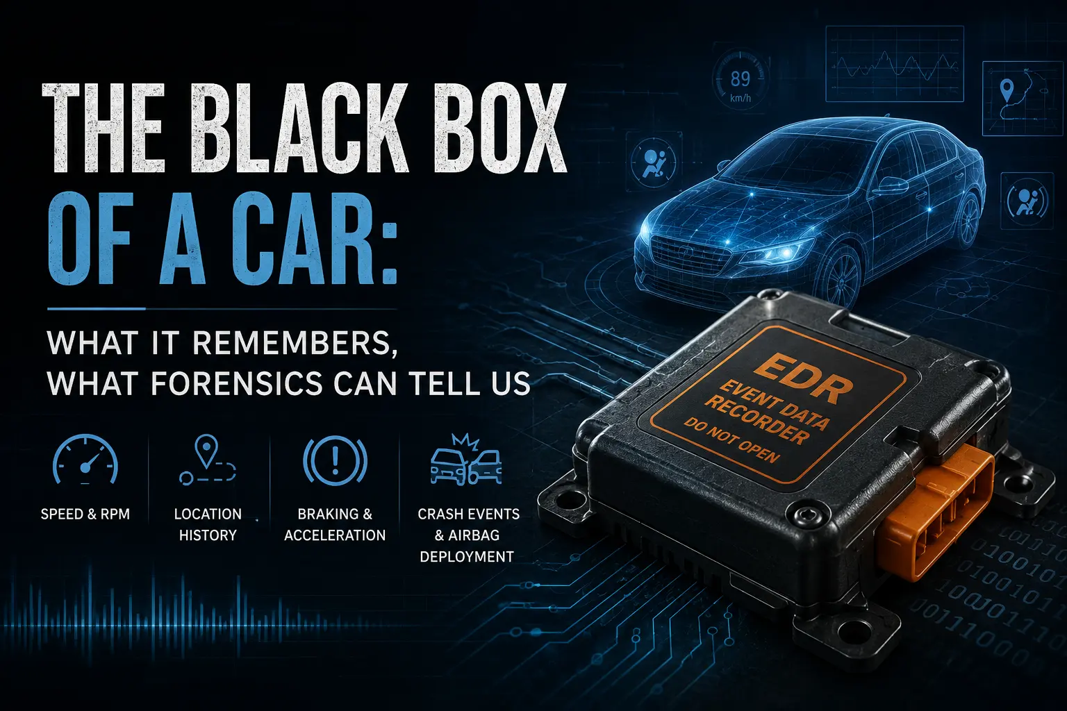 The Black Box of a Car: What It Remembers, What Forensics Can Tell Us