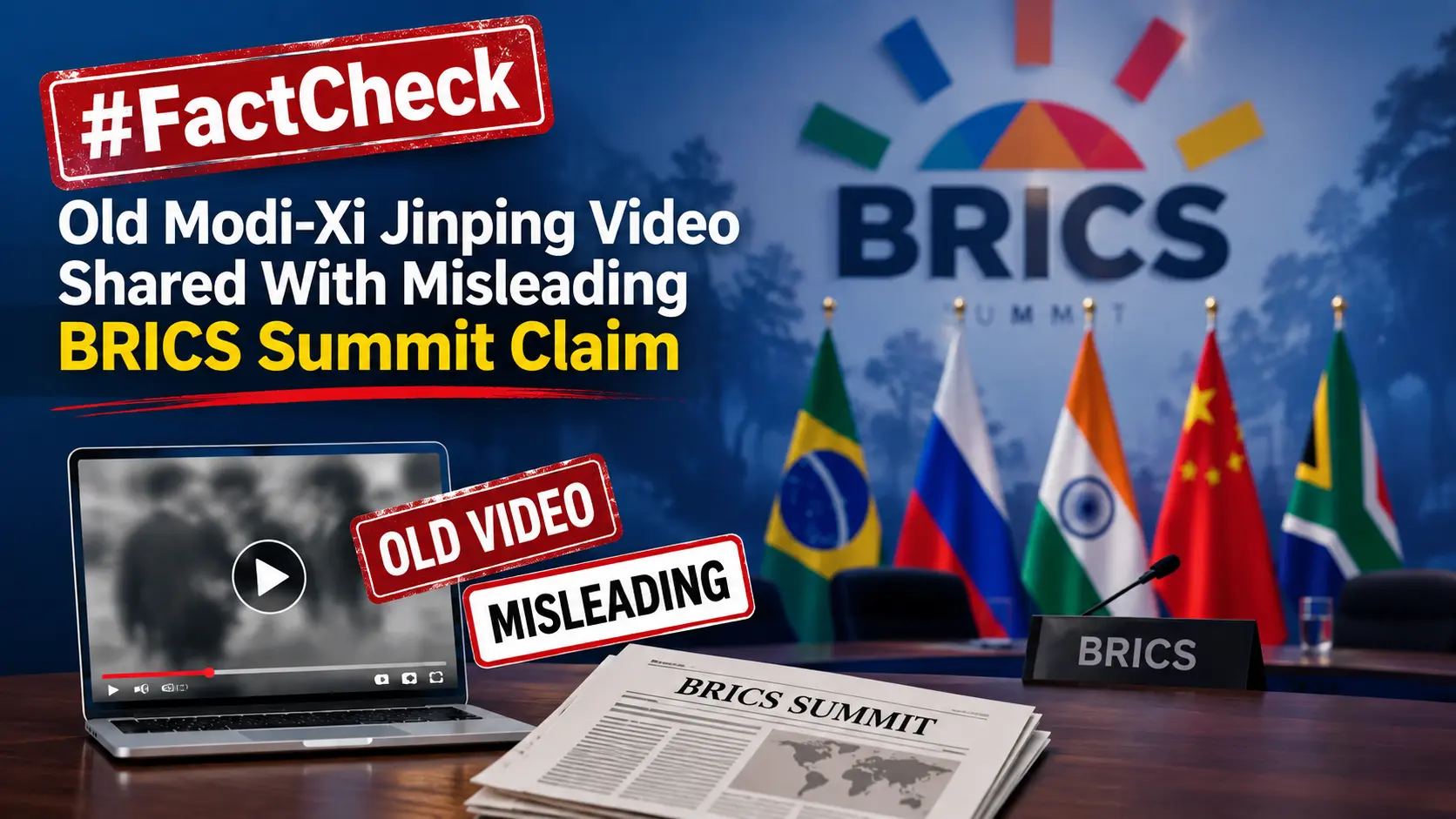 #FactCheck: Old Modi-Xi Jinping Video Shared With Misleading BRICS Summit Claim