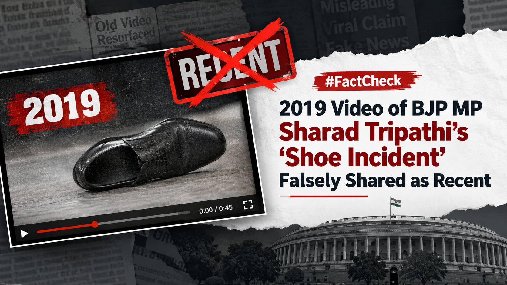#FactCheck: 2019 Video of BJP MP Sharad Tripathi’s ‘Shoe Incident’ Falsely Shared as Recent