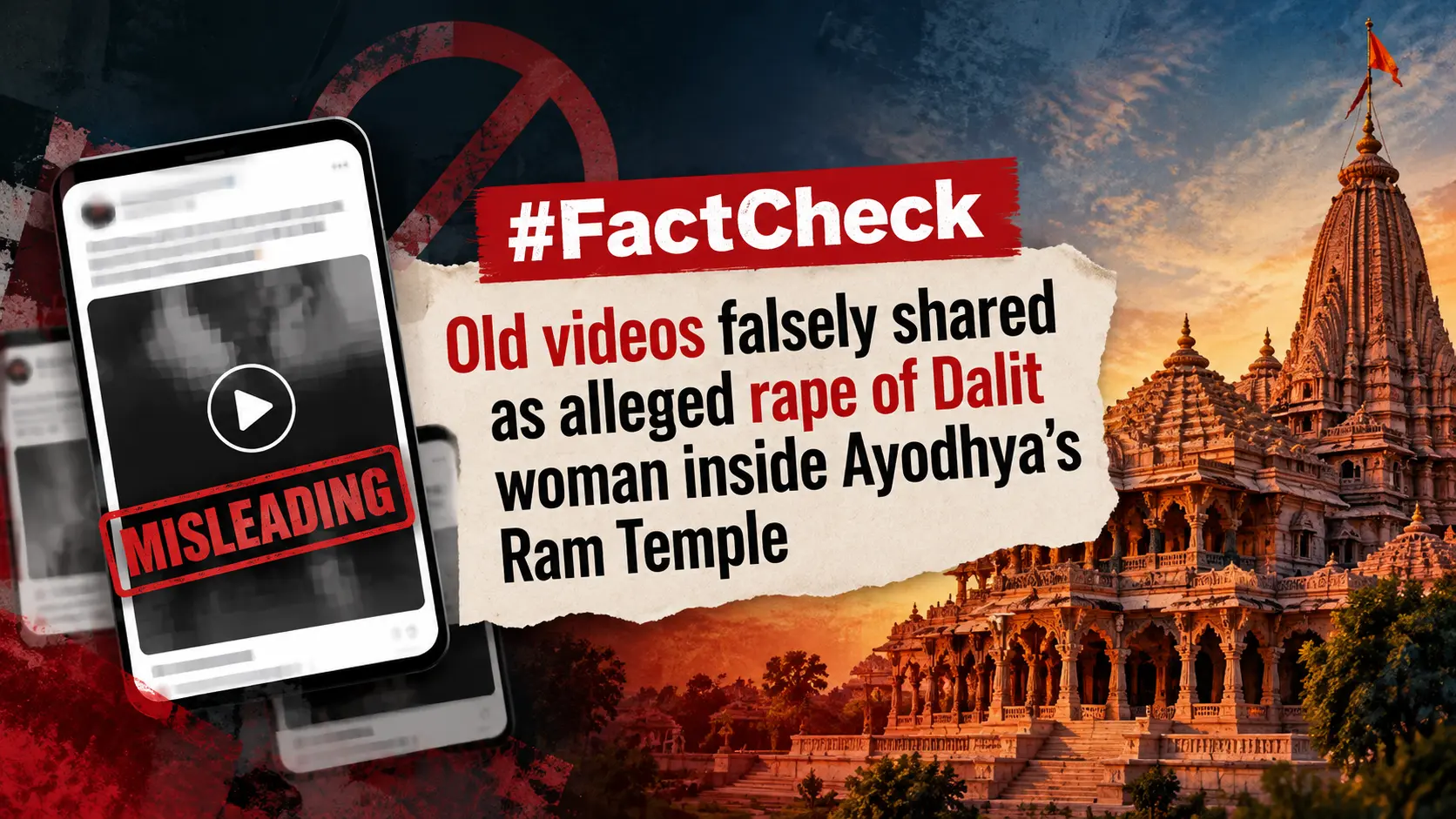 #FactCheck: Old videos falsely shared as alleged rape of Dalit woman inside Ayodhya’s Ram Temple