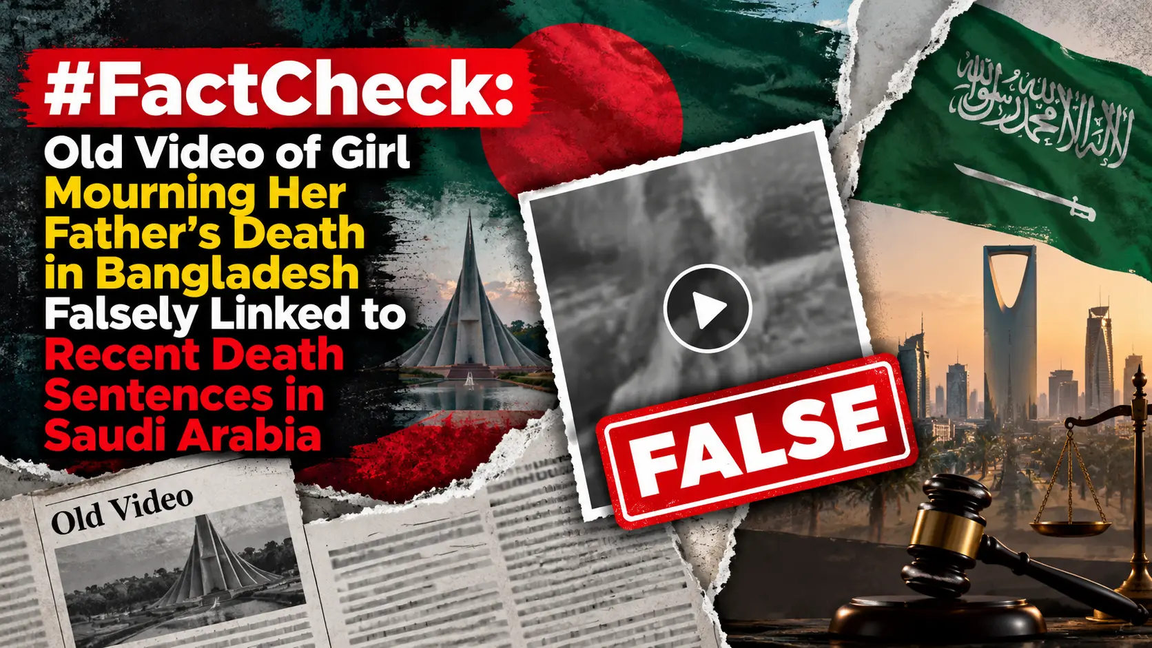#FactCheck: Old Video of Girl Mourning Her Father’s Death in Bangladesh Falsely Linked to Recent Death Sentences in Saudi Arabia