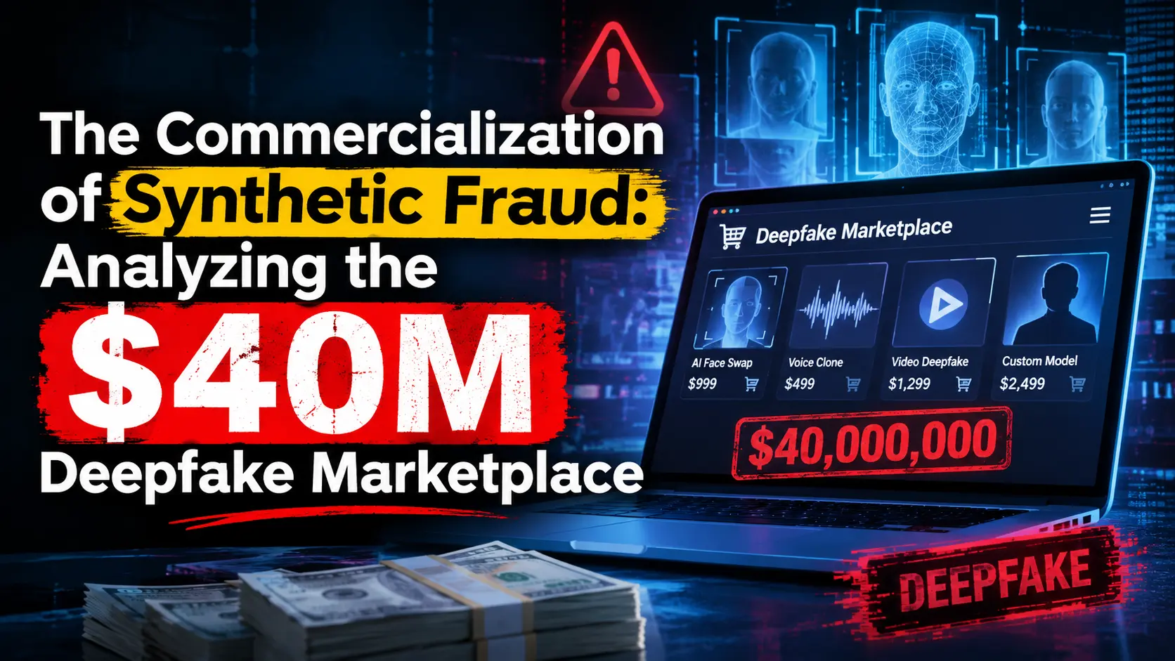 The Commercialization of Synthetic Fraud: Analyzing the $40M Deepfake Marketplace