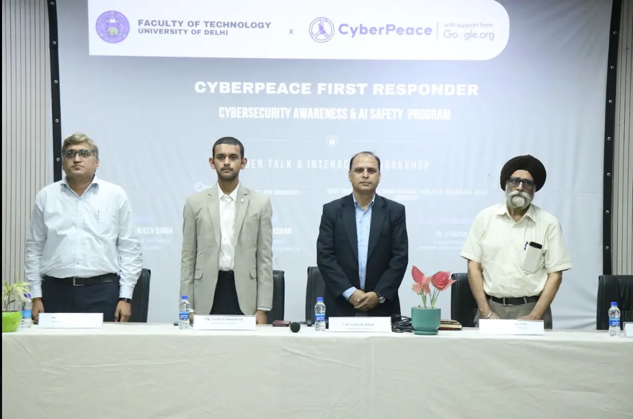 First Respond Icon CyberPeace First Responder Workshop on Cybersecurity Awareness & AI Safety