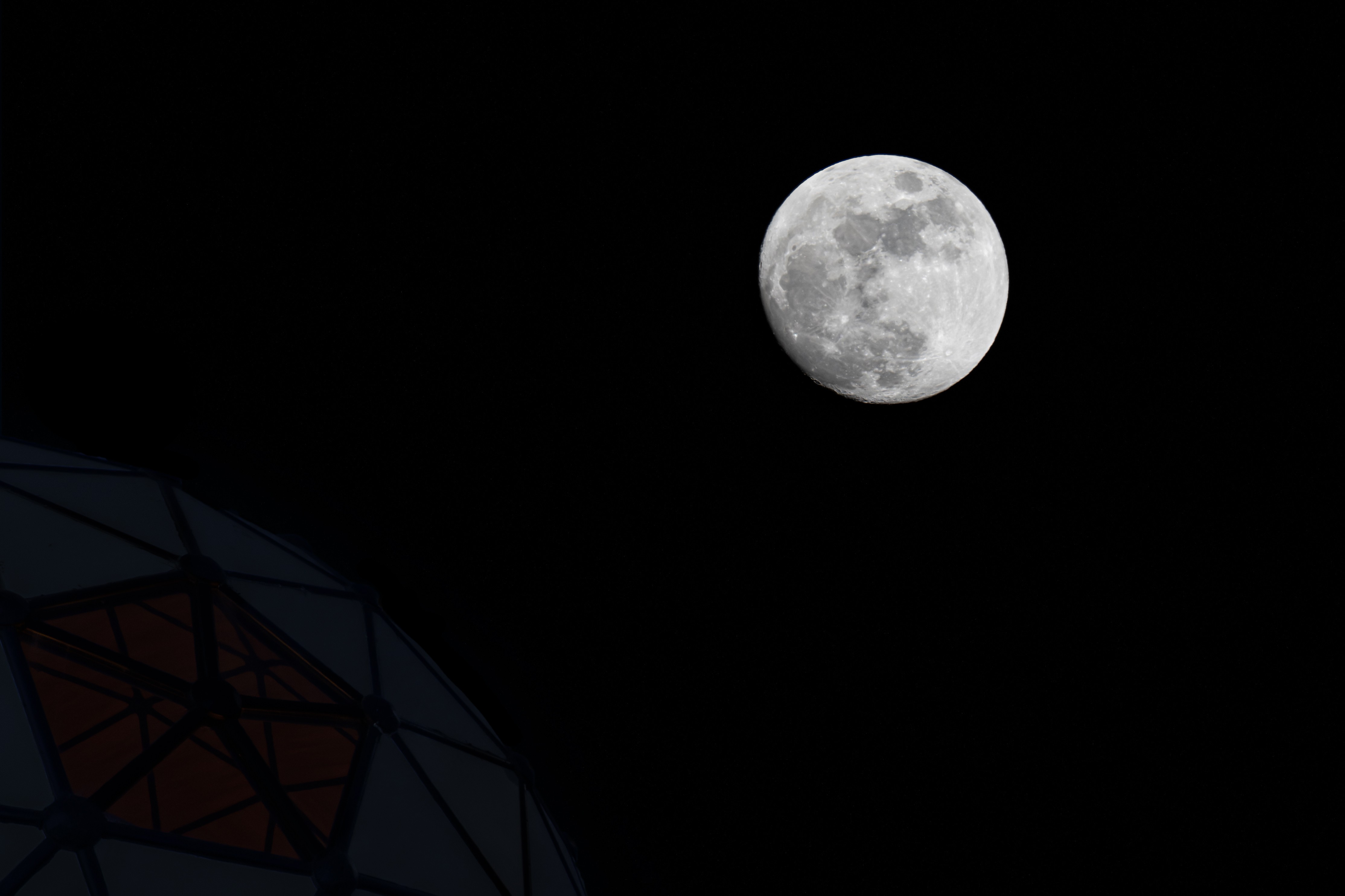 Moon and dome composite