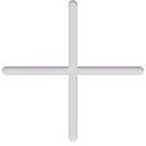a white plus icon