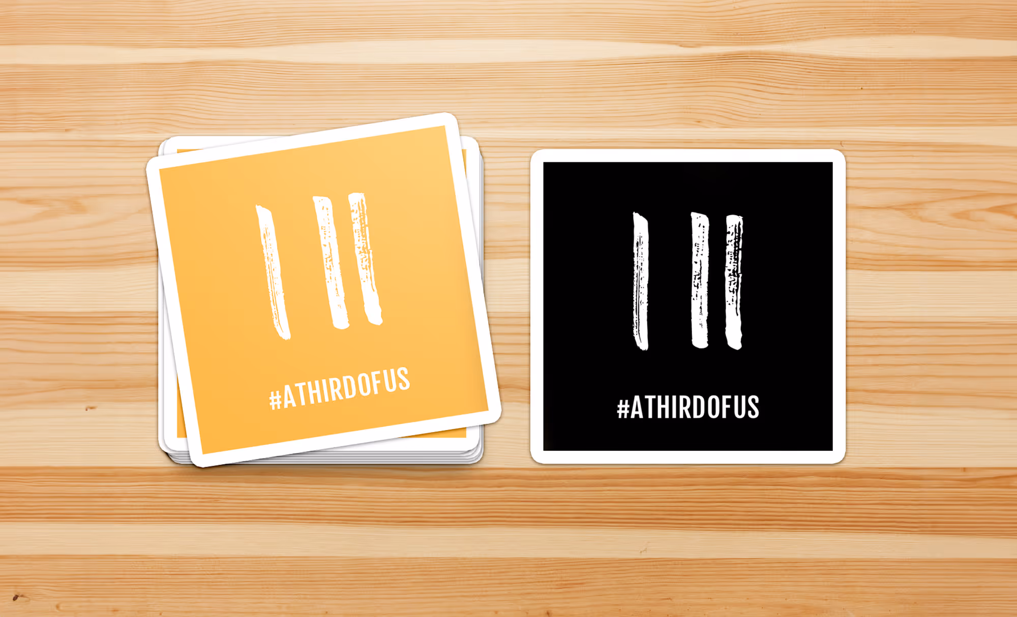 Campaign visuals for A Third of Us