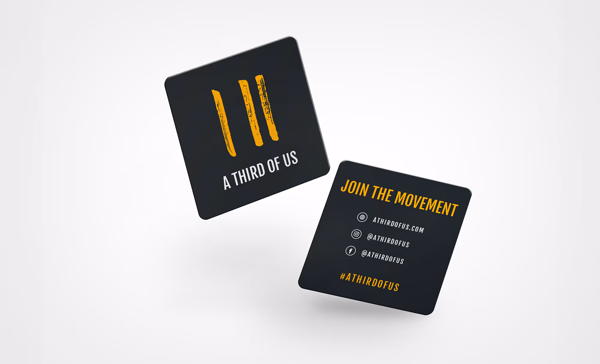 Campaign visuals for A Third of Us