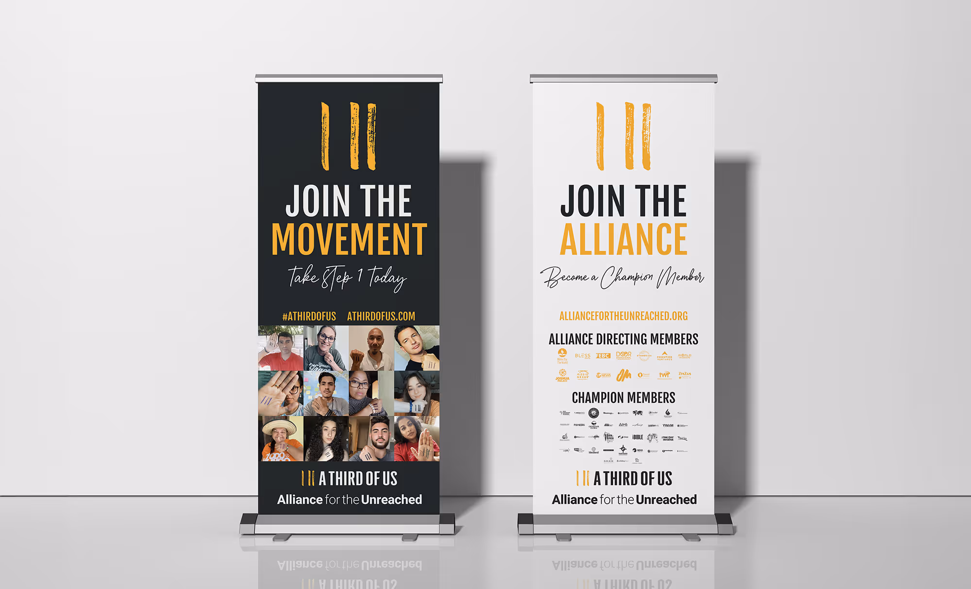 Campaign visuals for A Third of Us