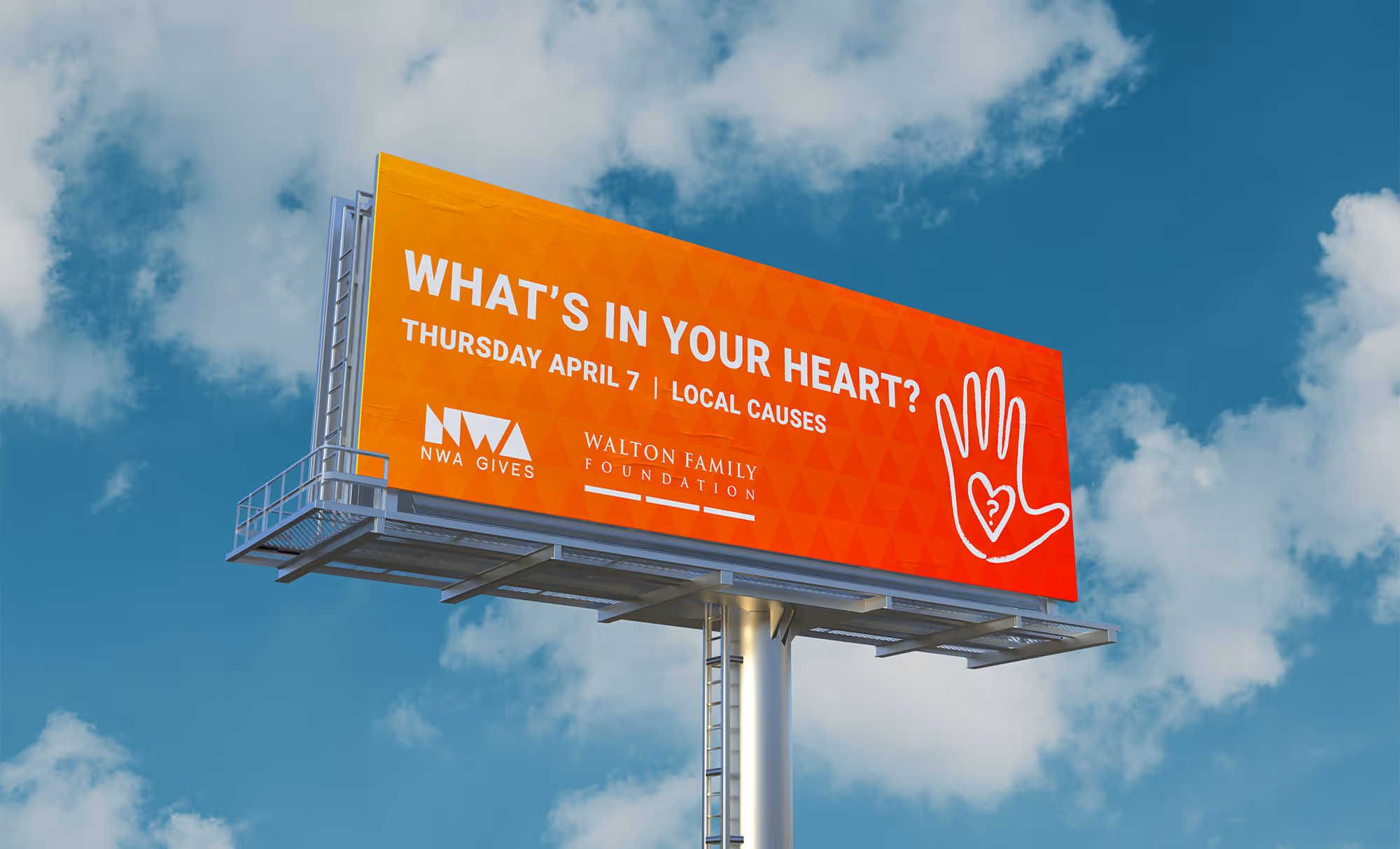 NWA Gives campaign event visuals