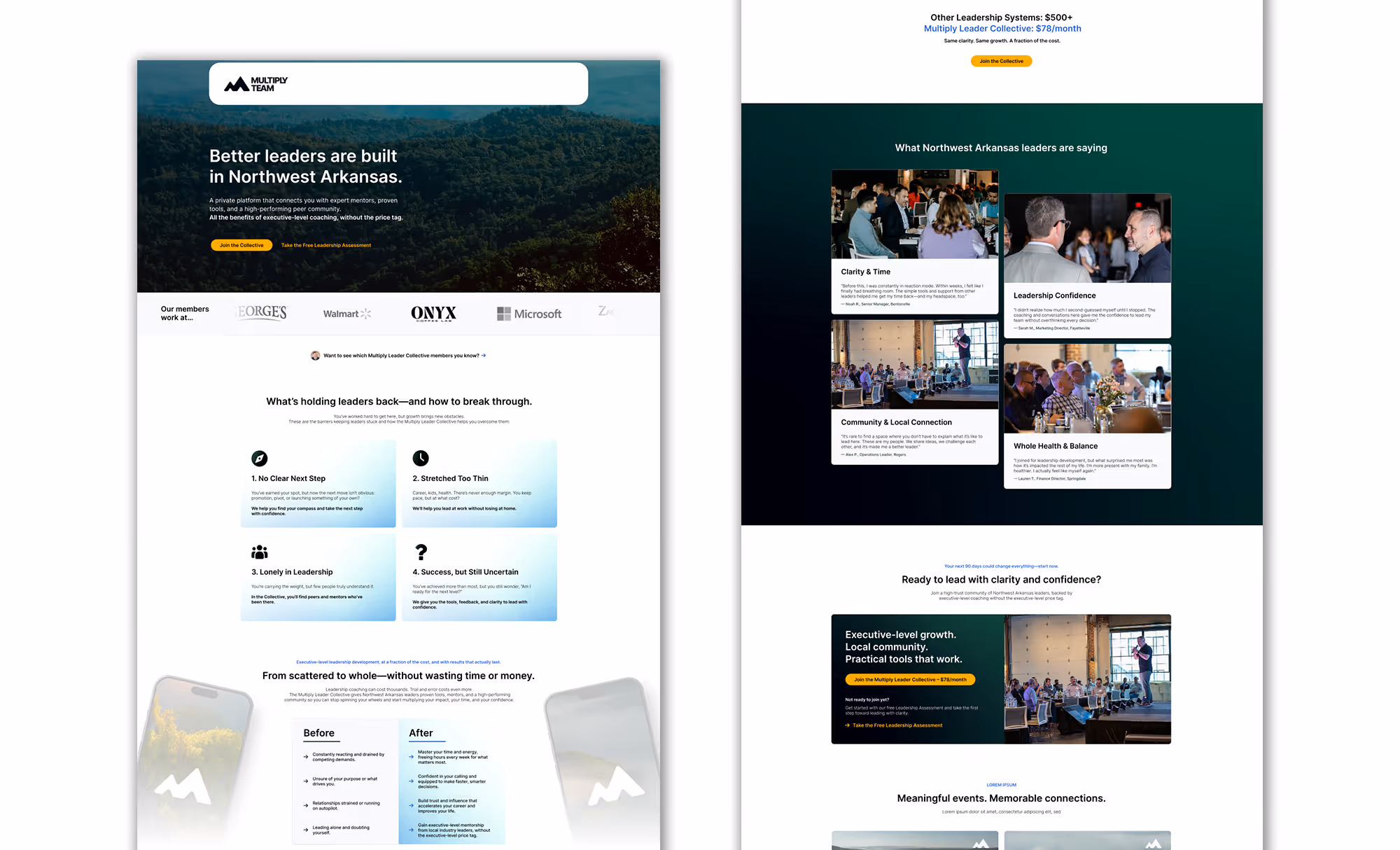 Multiply Leader Collective app overview