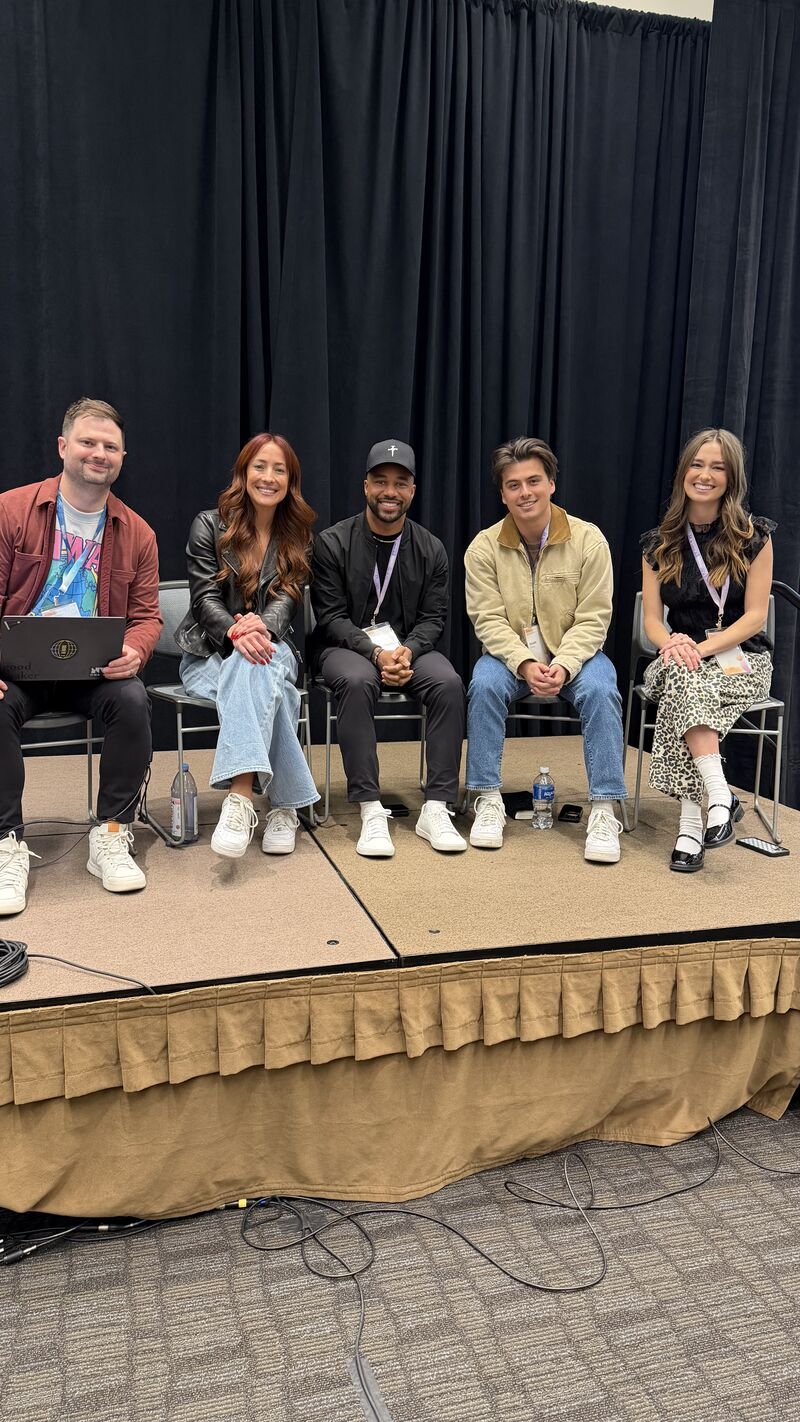photo from a panel led with Gen Z social media influencers