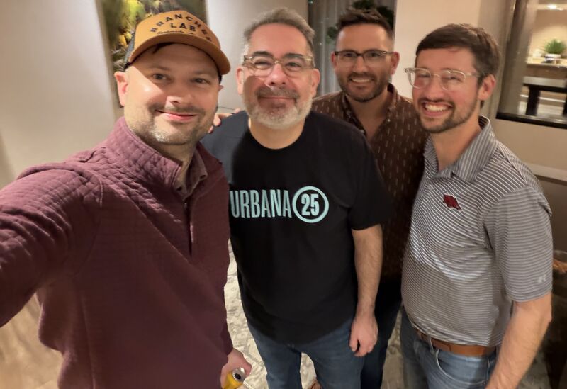 late night hangout and celebration