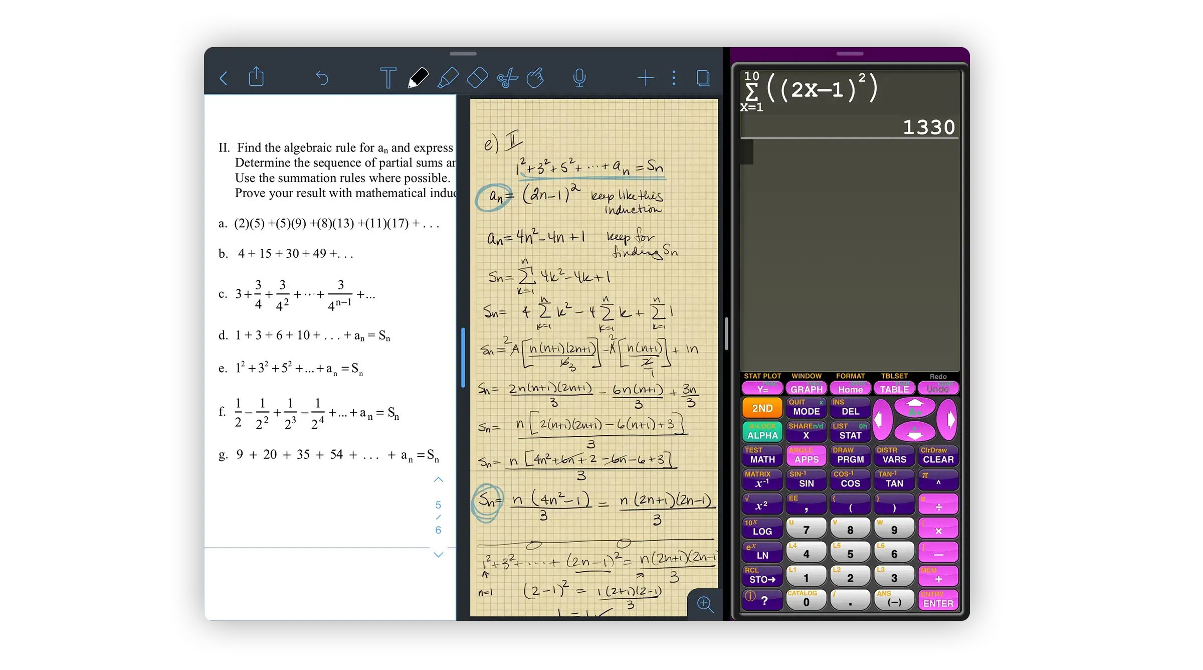 Notability’s Multi-Note and Apple’s Multitasking feature working together