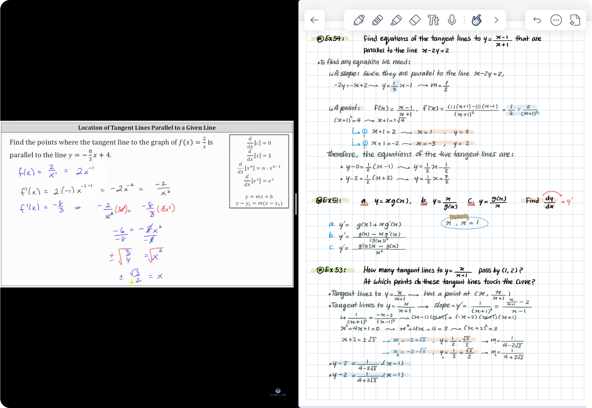 You can use split screen on Notability to view your lecture slides, YouTube video, or another Notability notes next to your note in Notability