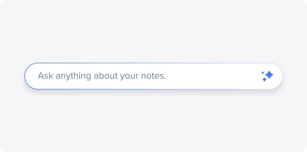Notability's Chat With Your Notes feature. Chat directly with your notes to get instant explanations, available in Notability 15.0.