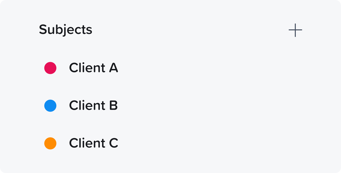 In Notability, you can divide your notes into different subjects, allowing for a seamless organization of notes.