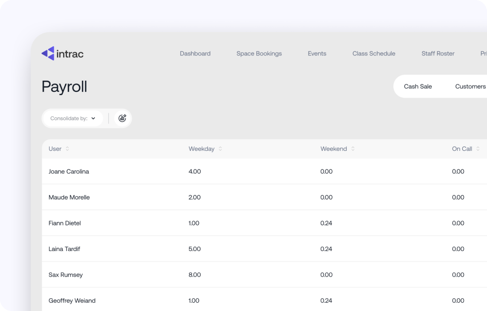 Staff Rostering & Payroll