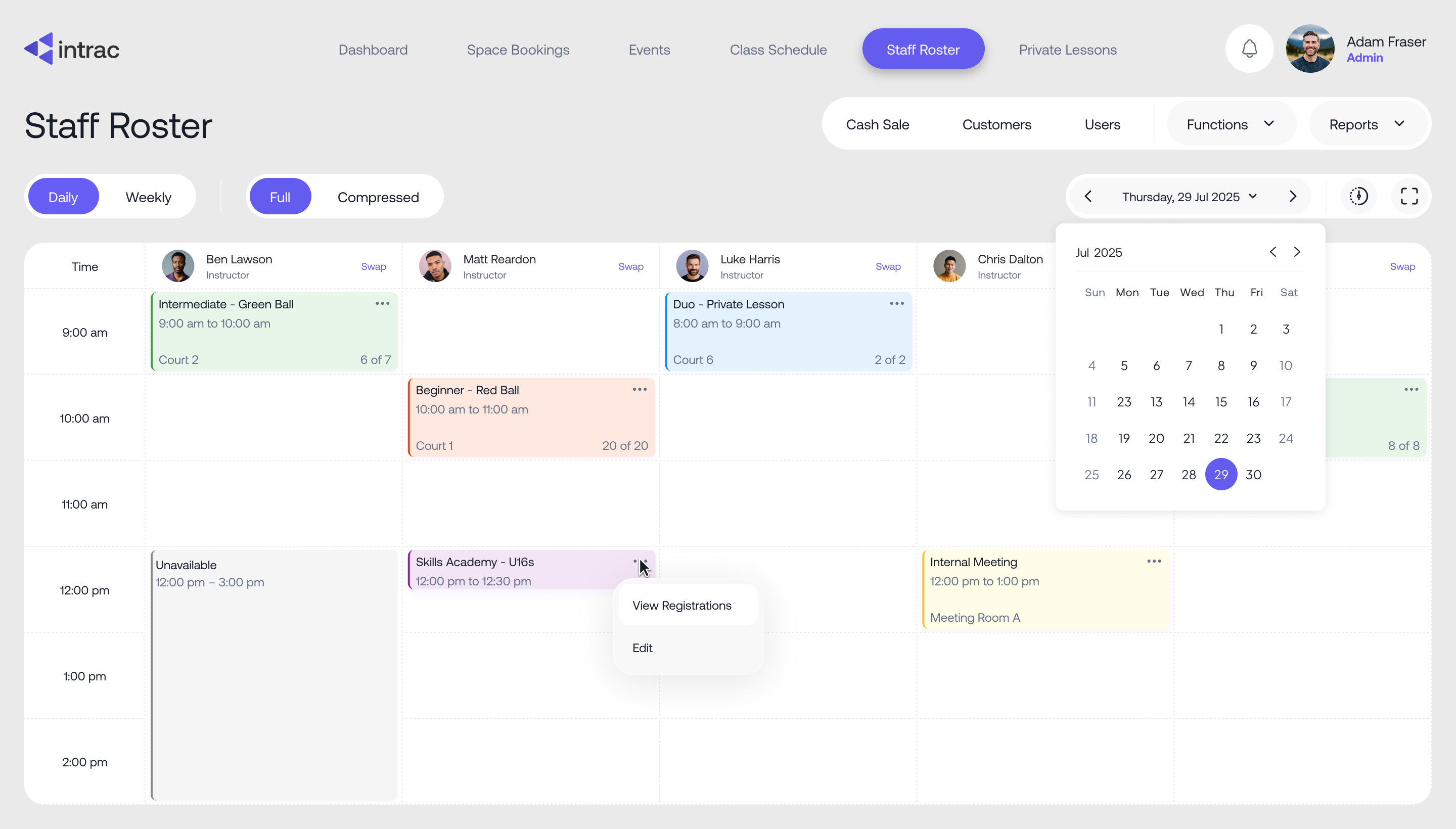 Comprehensive Staff Management