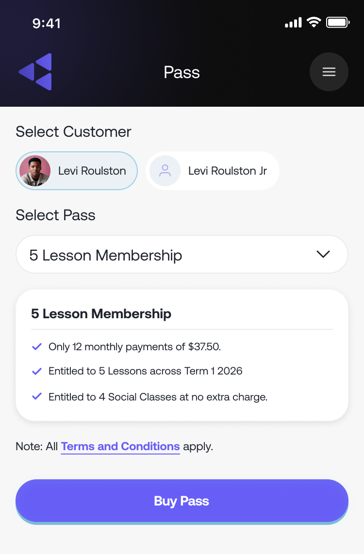 Customized Memberships & Passes