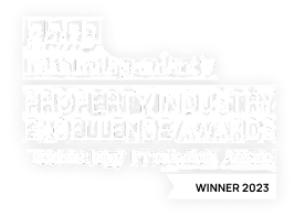 Asia Pacific Independent Property Industry Excellence Awards Technology Innovation Award Winner 2023 logo.