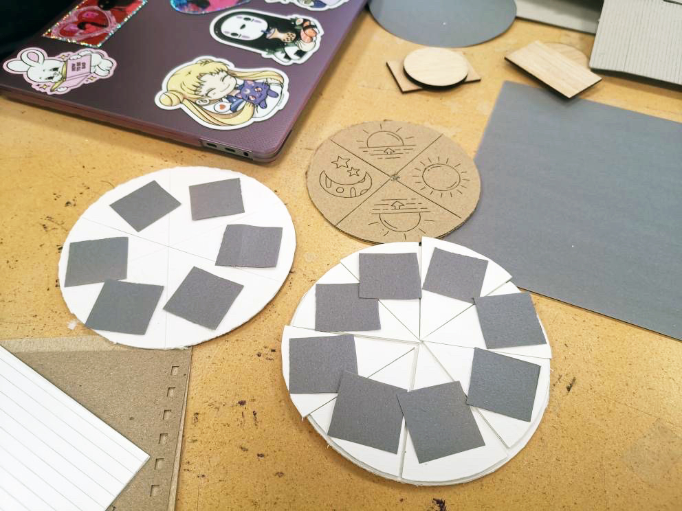 Cardboard and paper prototype