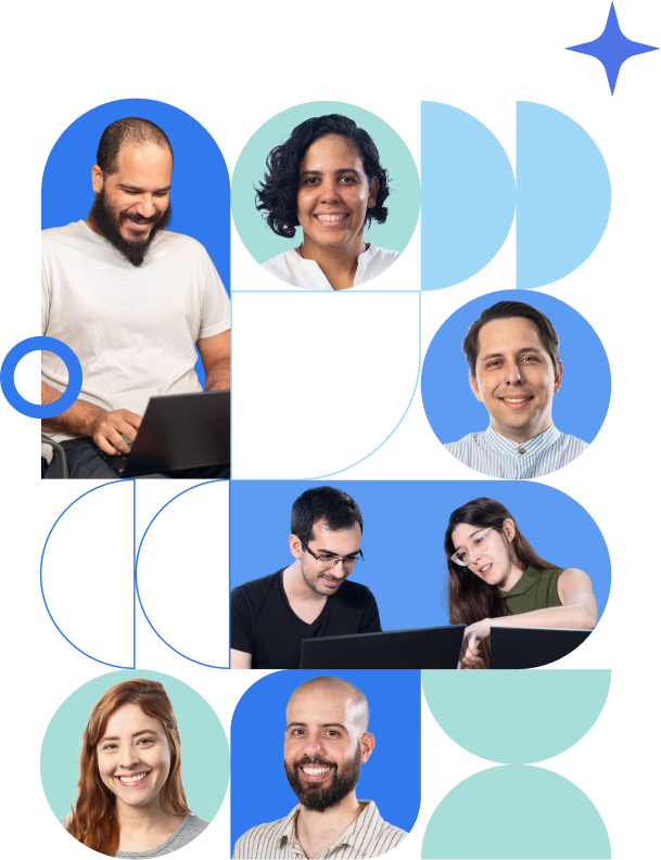 A set of pics of Vinta's Senior engineers