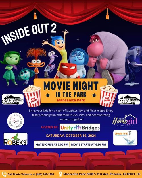 Free Movie Night In The Park: Inside Out 2