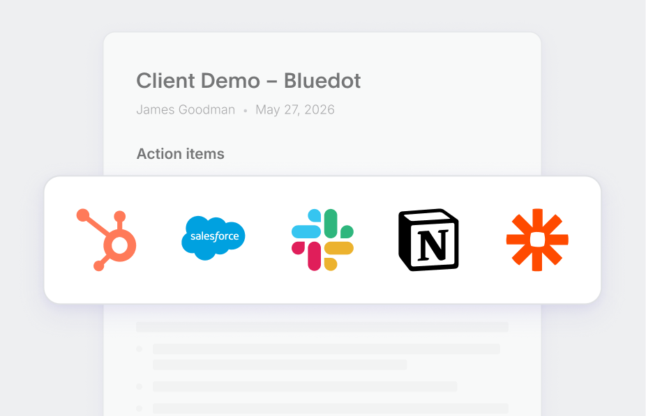 Post-meeting automation