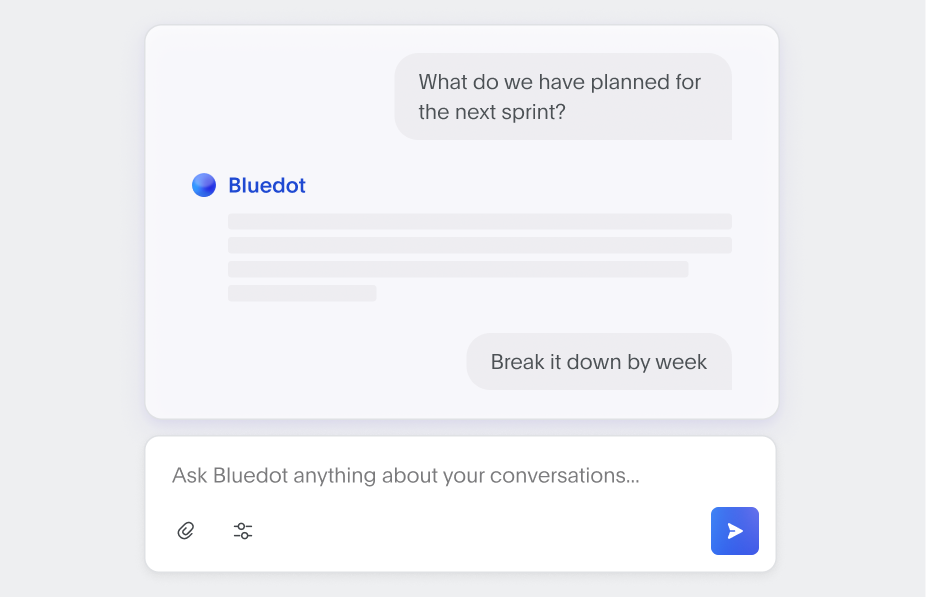 Instant answers across meetings