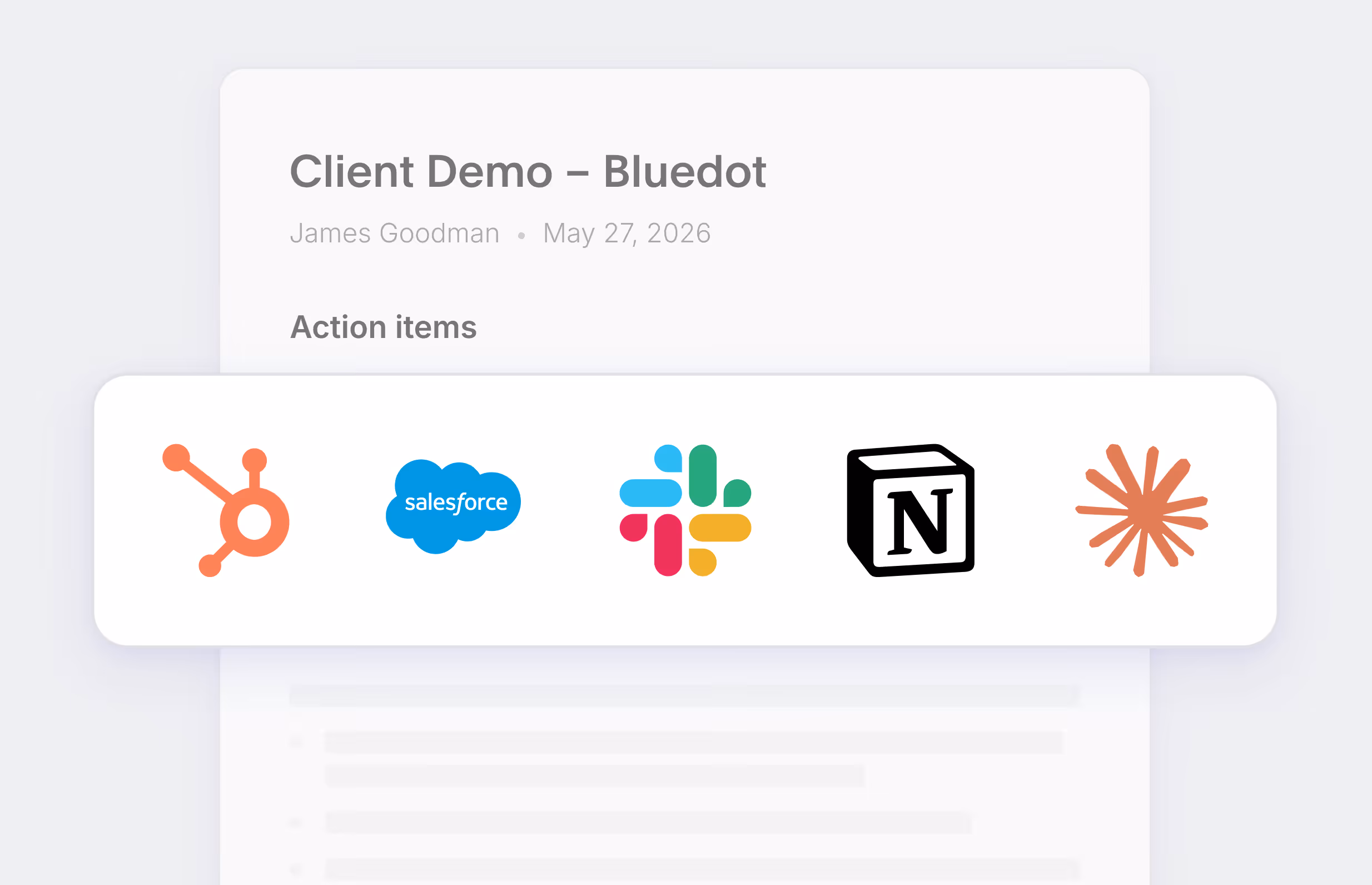 Post-meeting automation