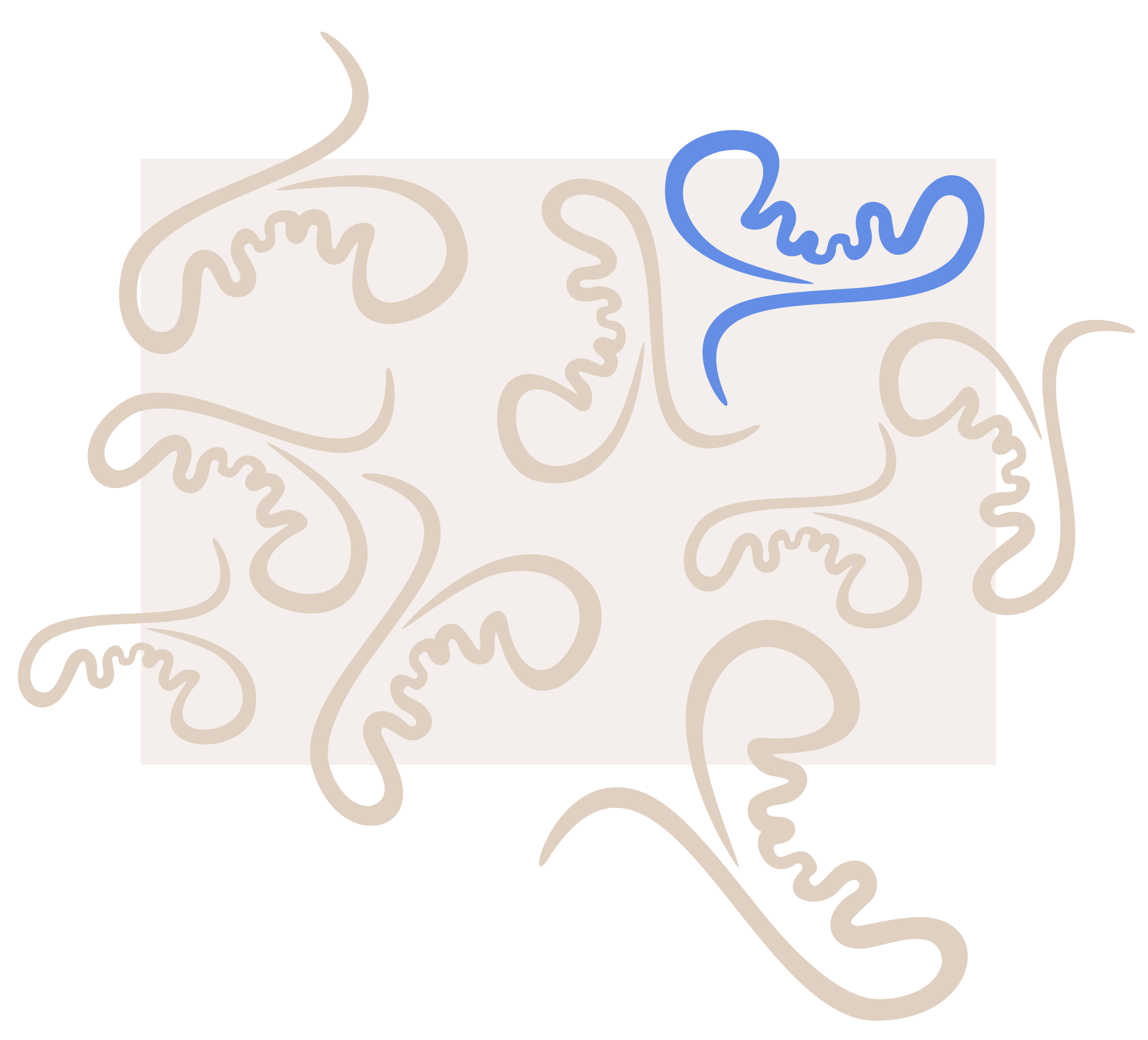 Moose Brand pattern in Beige
and blue