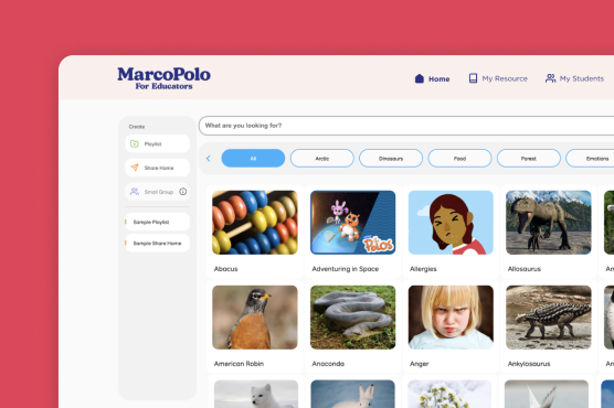 screenshot of Marco Polo platform