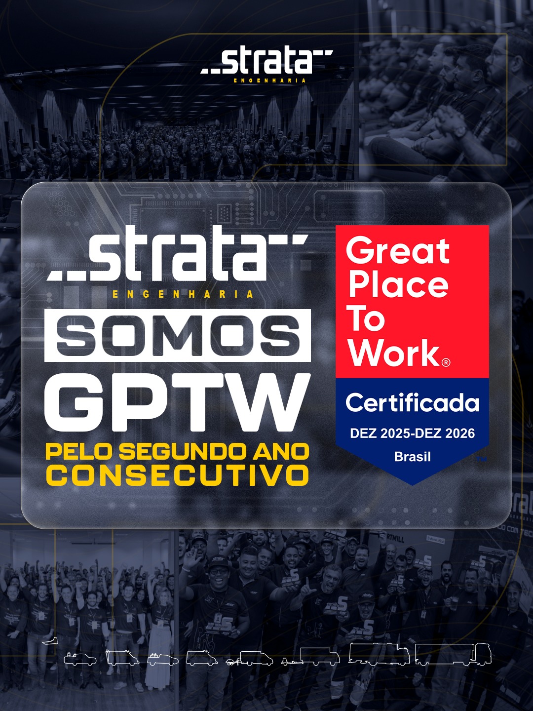 Strata Engenharia conquista selo GPTW pelo segundo ano consecutivo