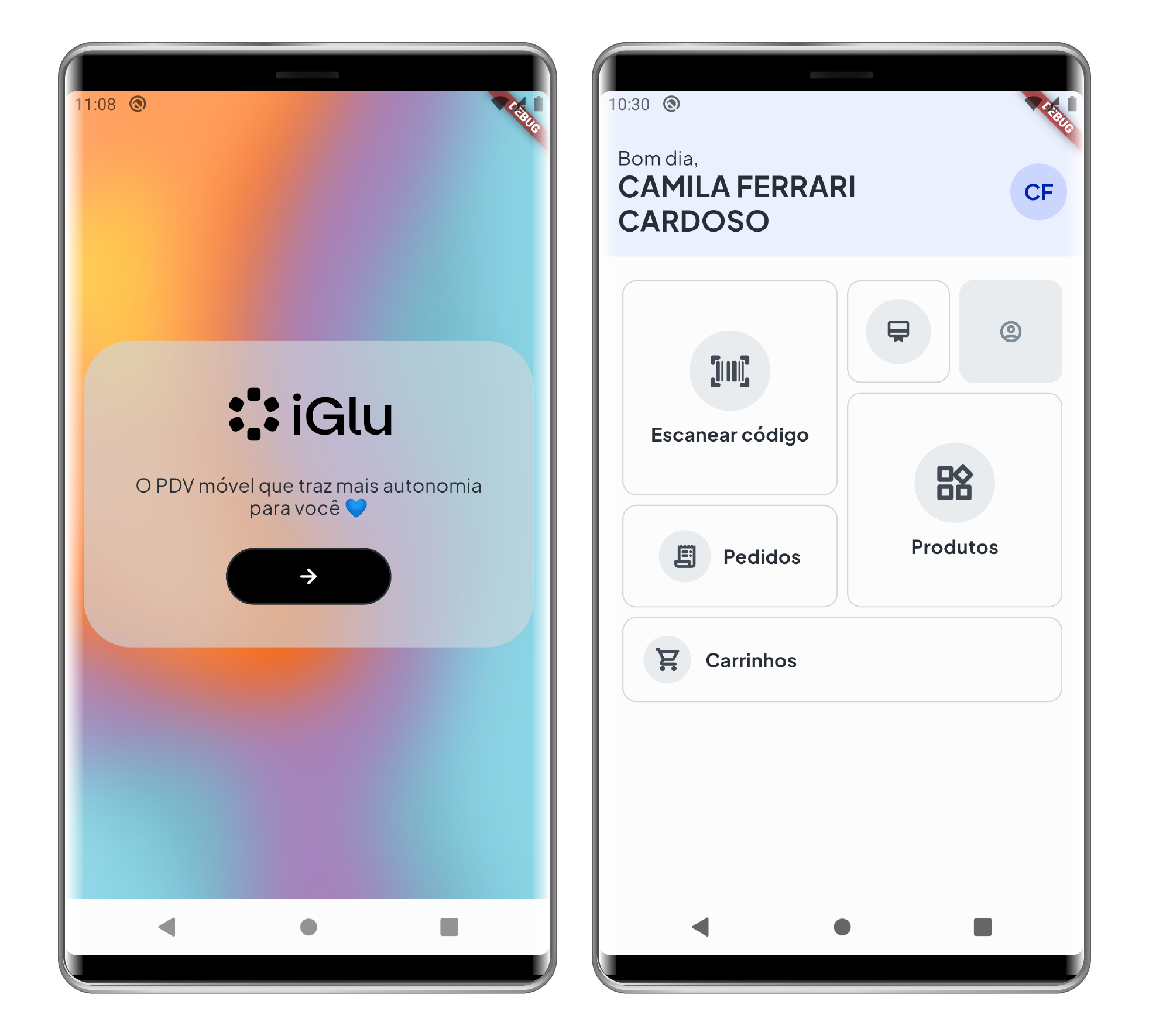 mockups iglu welcome layout