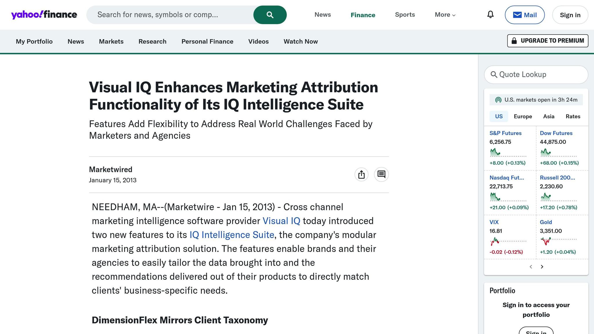 Visual IQ Intelligence Suite