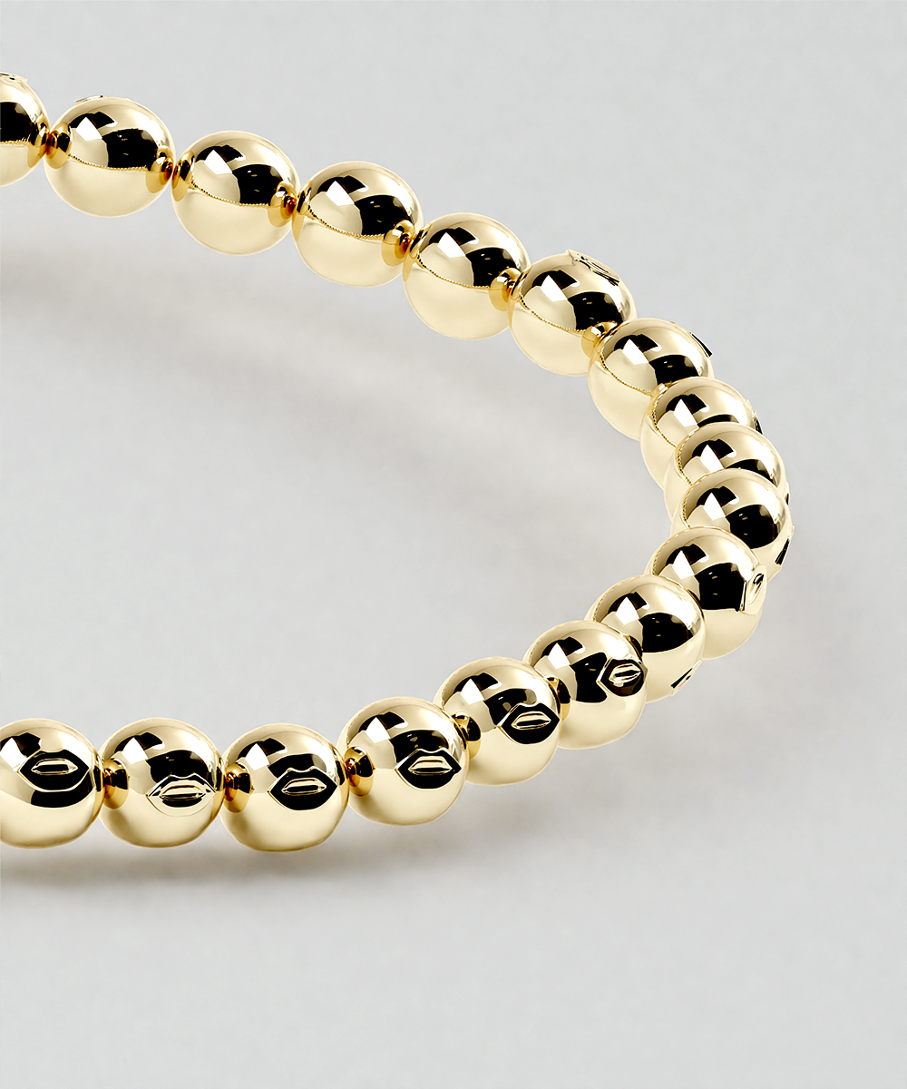 Bracelet French Kiss - or jaune