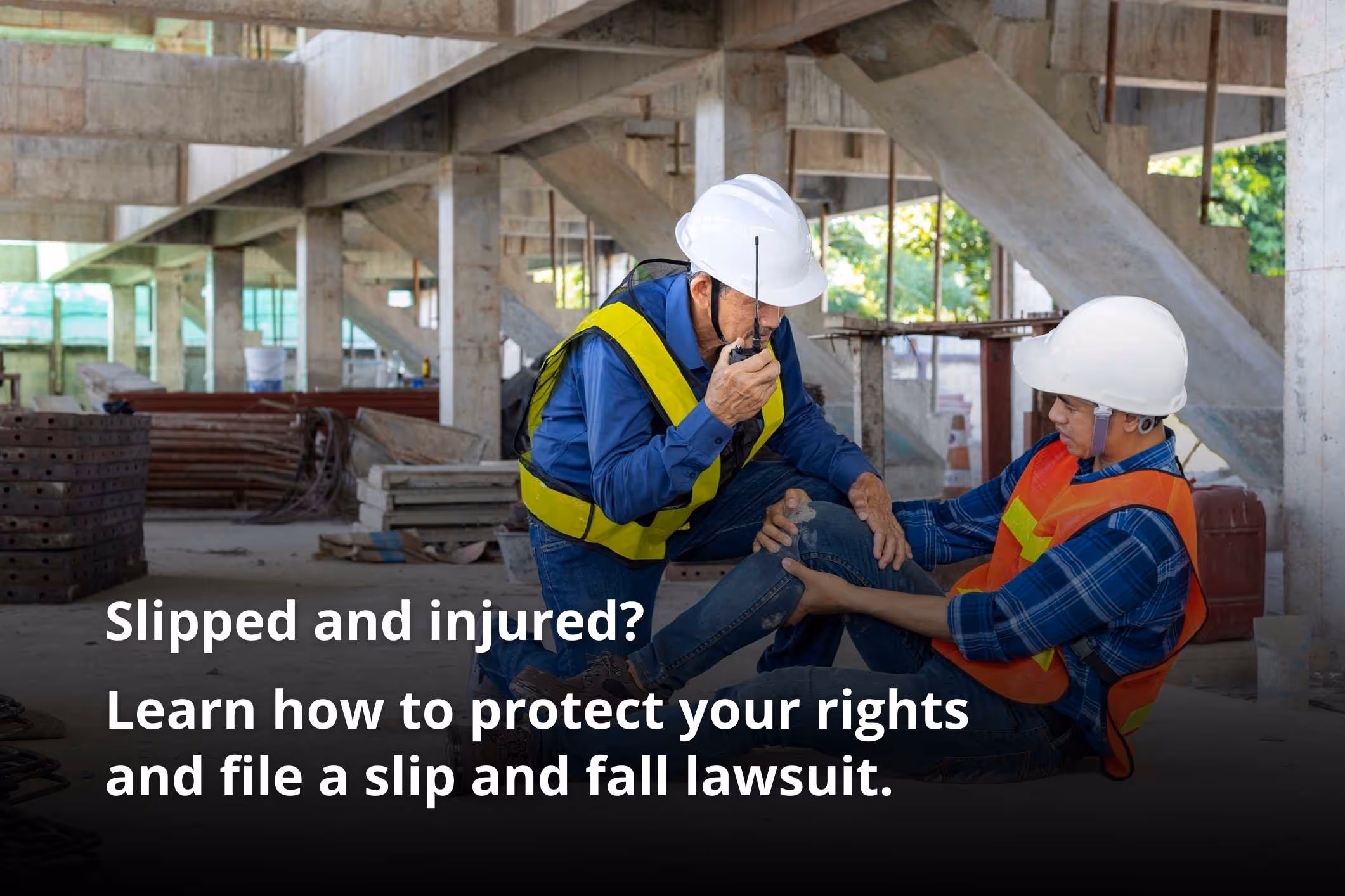 A man slipped due to unsafe conditions. He could be eligible for a slip and fall injury lawsuit.