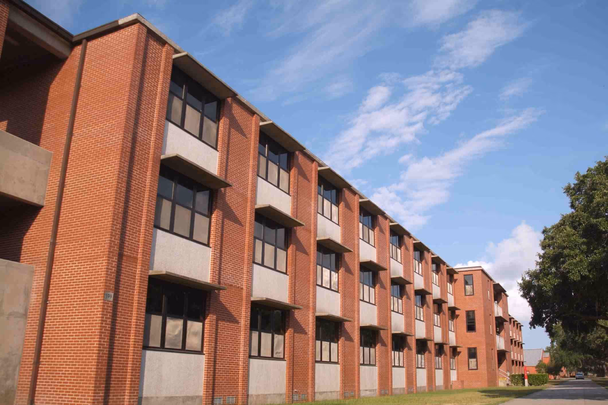 Military housing.