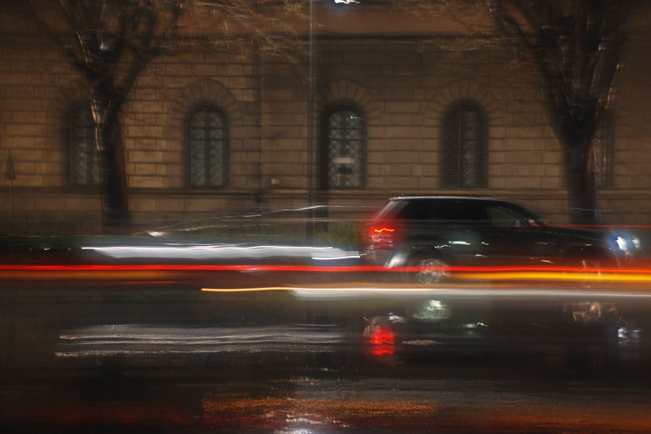 High speed car.