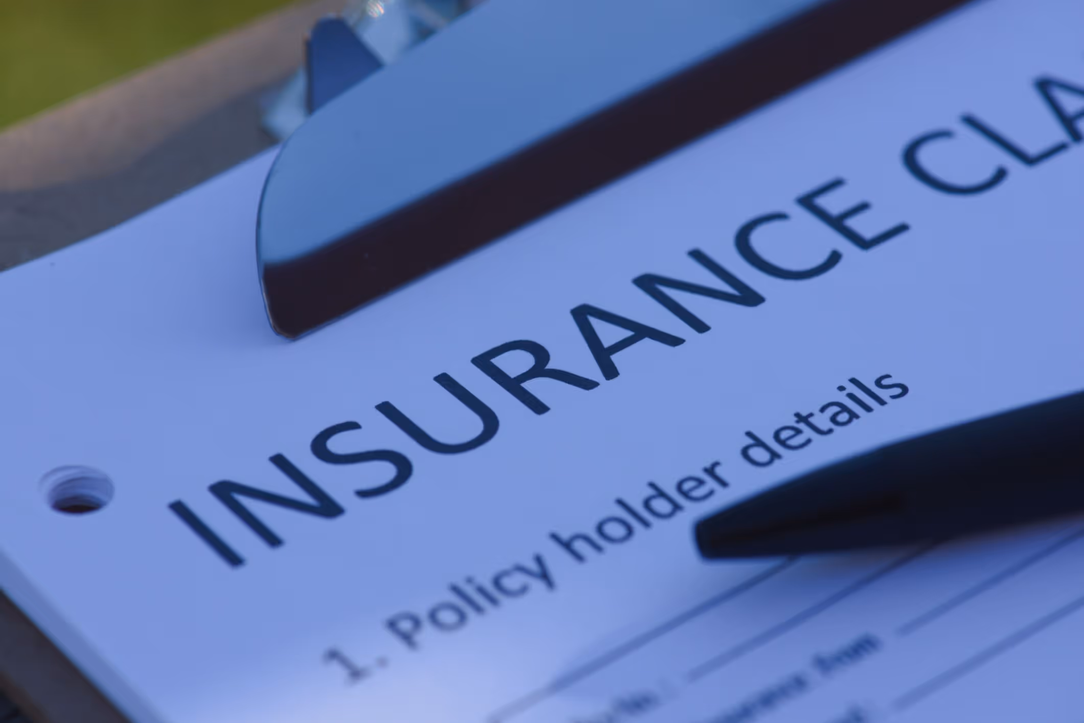 Insurance claim form.