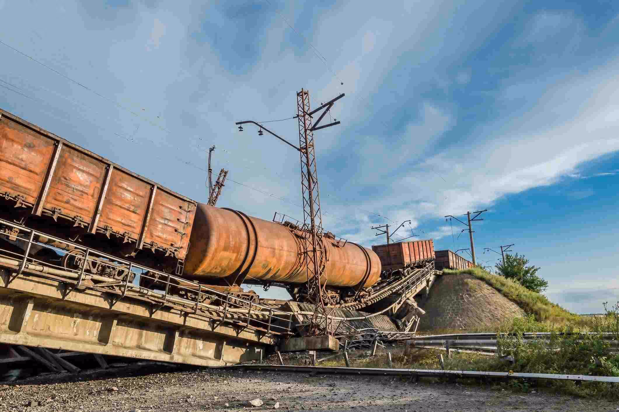 Train accident in Virginia.