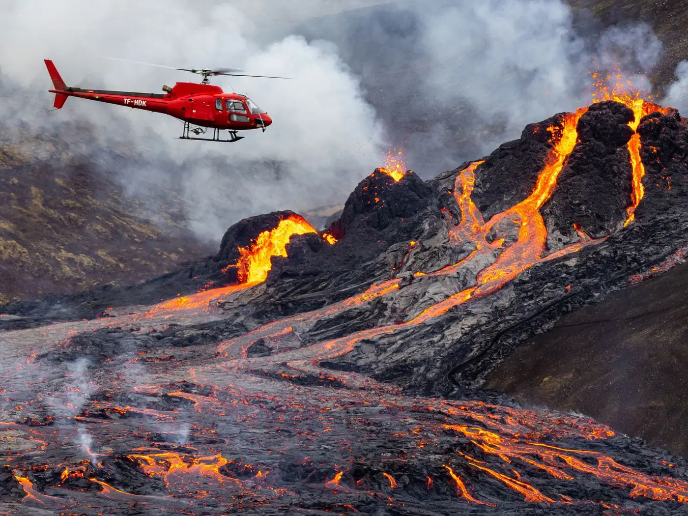 Fire & Ice Helicopter Tour in Iceland With 2 Landings