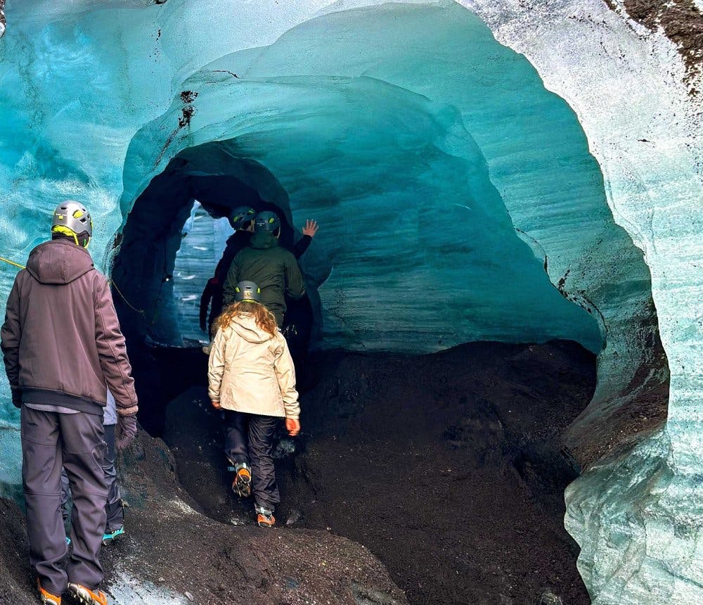 Iceland scenery on the South Coast & Katla Ice Cave Small Group Day Tour