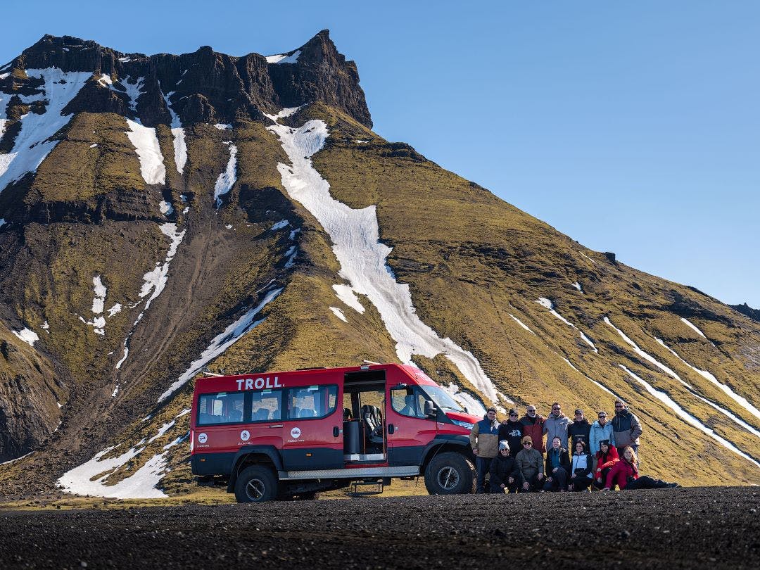Views on the Katla Volcano Ice Cave Super Jeep Tour